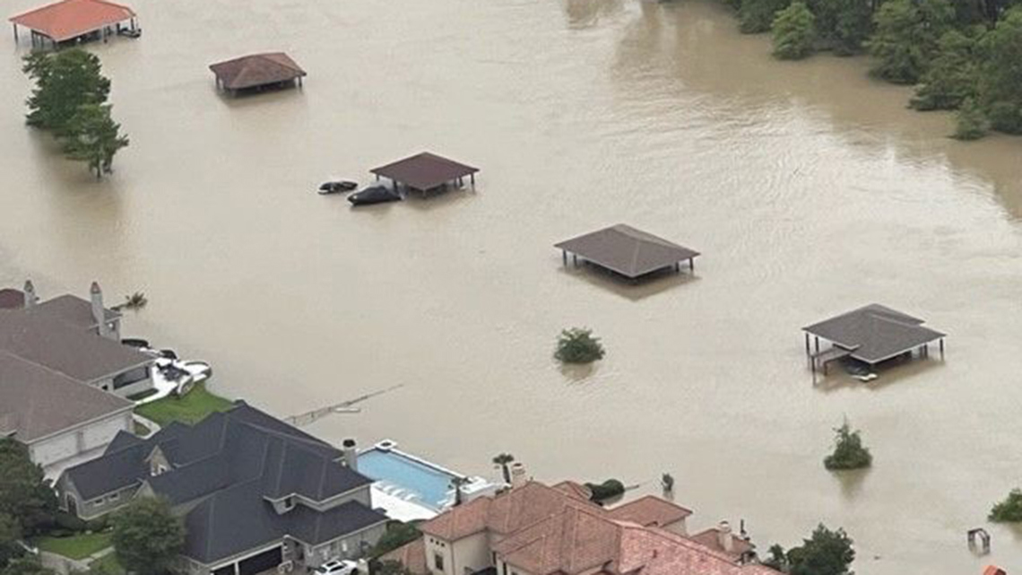 Texas Flooding Checking Conditions In Kingwood Channelview Humble