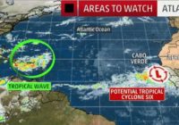 3rd hurricane of season in Atlantic predicted by Sunday