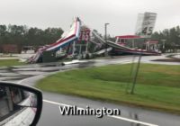 VIDEO: Florence damage in Wilmington, where annual rainfall total has been broken