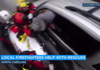 LA County firefighters helping with Hurricane Florence floodwater rescues