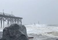 Section of Carolina Beach Fishing Pier appears to be destroyed by Florence