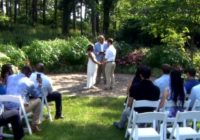 After Florence delays wedding, couple tie the knot at WRAL garden