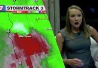 News team takes shelter during broadcast in midst of Florence, tornado warnings