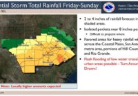 Flash flood watch issued ahead of weekend storm that could lead to wettest September in S.A. history