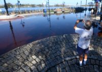 Flooding builds in downtown Wilmington