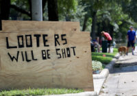 Looting already starts as Hurricane Florence arrives