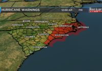 First Alert Forecast: dangerous Florence nearing Carolina coast