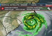First Alert Forecast: Florence a tropical depression, moving away from Cape Fear