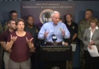 Gov. McMaster warns citizens to steer clear of areas prone to flash flooding in SC