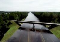 North Carolina interstate looks like a river after flooding