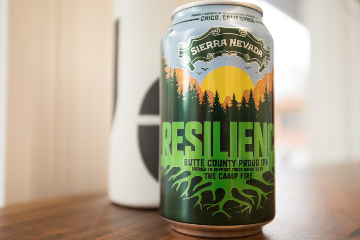 Sierra Nevada Brewing Co. Resilience Butte County Proud IPA.