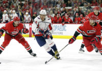 Carolina Hurricanes battle the Washington Capitals