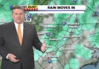 Rain and chance of severe weather moves in to Triangle