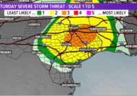 Timeline: When to expect rain, storms this weekend | Severe weather threat north of Houston