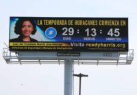 Harris County Judge Lina Hidalgo takes bilingual approach to hurricane warning billboards