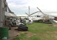 Possible tornado leaves trail of damage in Colorado County