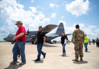 Texas Air National Guard conduct hurricane air emergency evacuation drill