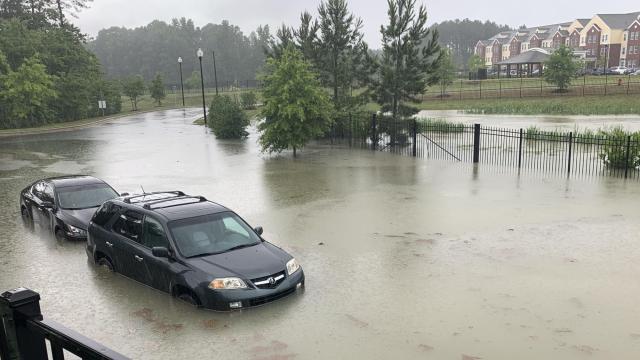 Flooding in Rolesville