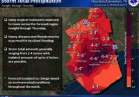 NWS: Tropical disturbance could dump 6 inches on Houston, flash flood watch now in effect