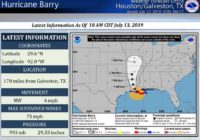 Hurricane Barry could produce rain, thunderstorms in Houston Saturday