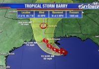 Tropical Storm Barry forms in Gulf of Mexico