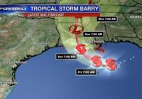 Tropical Storm Barry heads for Louisiana