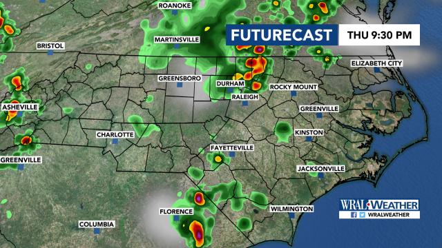 Futurecast: Thursday night storms