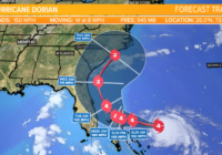 Hurricane Dorian now with 150 mph sustained winds