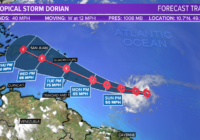 Tropical Storm Dorian forms in Atlantic