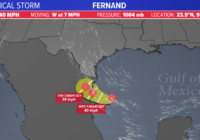 Tropical Storm Fernand forms in Gulf of Mexico; targets South Texas, NE Mexico