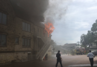 Fire at St. Mark's United Church in Houston Height