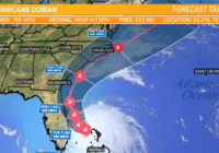 Hurricane Dorian brings strong winds along Florida's east coast