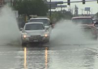 'It's gone down about 5 inches in 4 beers' | Tourists make the most of Galveston flooding