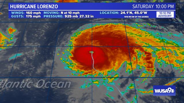 Tracking the tropics: Hurricane Lorenzo threatens the Açores – Weather ...