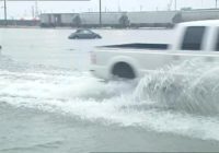 Imelda floods streets in Galveston