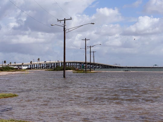 High tides caused flooding Thursday, Oct. 5, 2017,