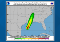 Tropical Storm Olga forms in the Gulf of Mexico