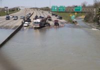 Broken water line in east Houston floods Loop 610, disrupts city