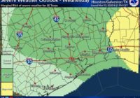 Storms to bring rain and possibility of severe weather to Houston