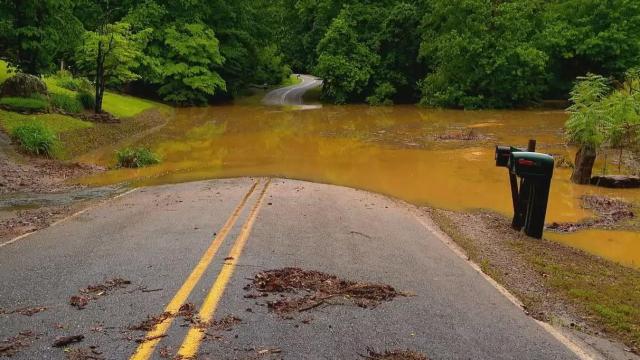 Heavy rain leads to evacuations, landslides in western NC