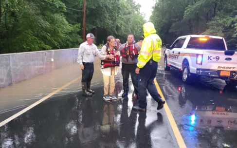 Nash County couple saved after car swept off flooded road ...