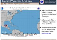 Tropical disturbance likely to develop in Gulf of Mexico to begin official start of hurricane season