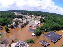 Drone: Flooding in Rocky Mount