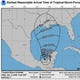 Tropical Storm Cristobal is forecast to make landfall between the east Texas Coast and a portion of Florida on Sunday, June 7, 2020.