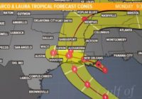 Tropical Storm Laura's track includes Houston; Marco weakens near Louisiana | Watch live update here