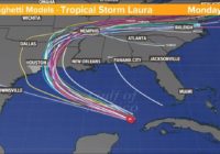 Tropical Storm Laura: Track and spaghetti models