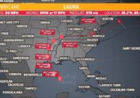 Hurricane Laura: Laura strengthens again as it makes its way to the Gulf coast