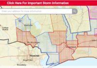 Widespread power outage in Montgomery County due to Hurricane Laura