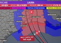 Could Hurricane Laura turn at the last minute and still hit Houston?