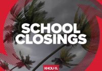 List: Wednesday school closings due to street flooding caused by Beta